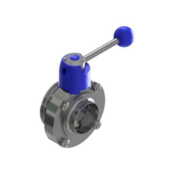 SCHEIBENVENTIL SV04 GS 2" 316L BL HB04 VMQ