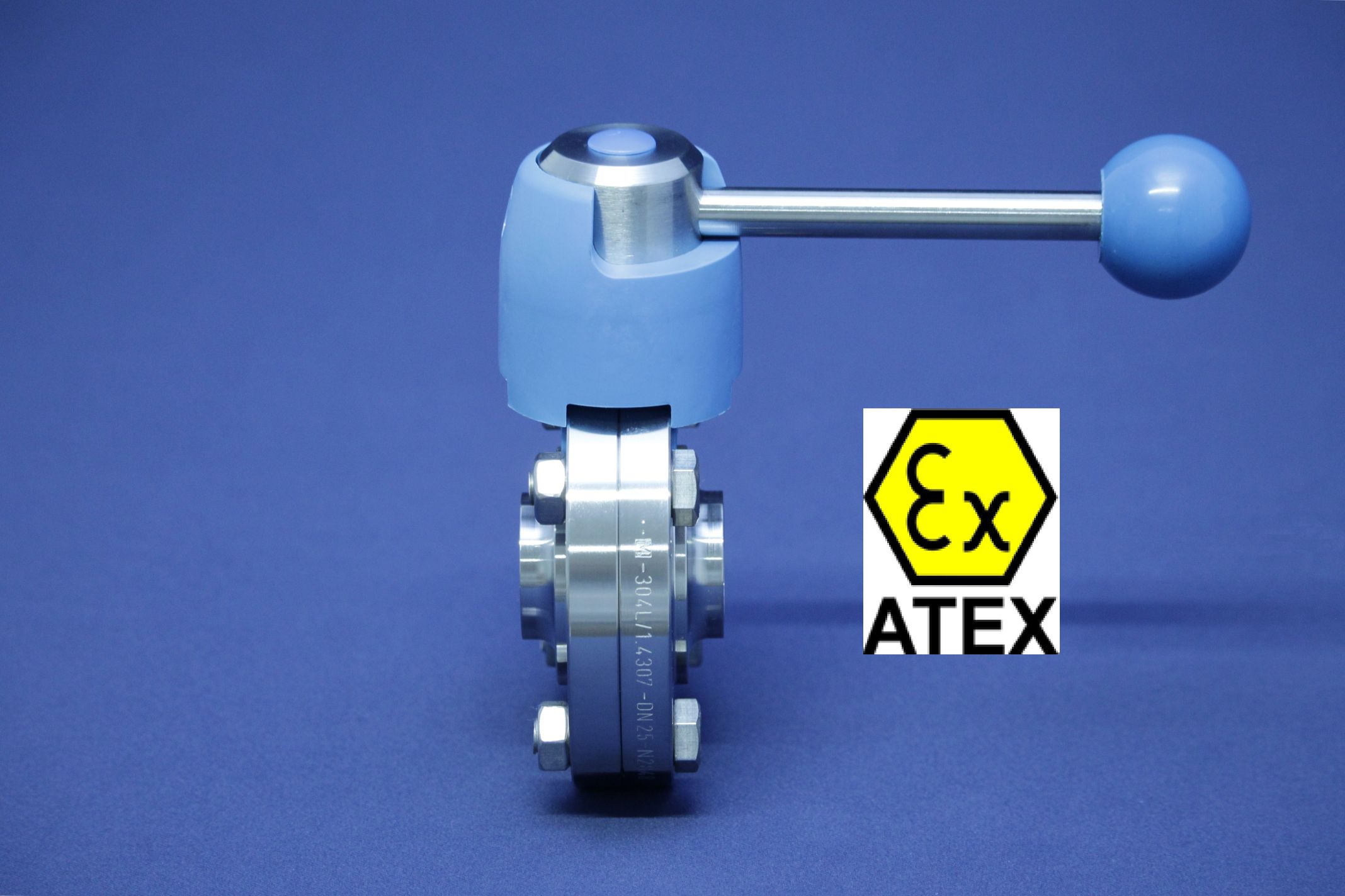 SCHEIBENVENTIL SV04 SS DN20 304L BL HB04 FKM ATEX