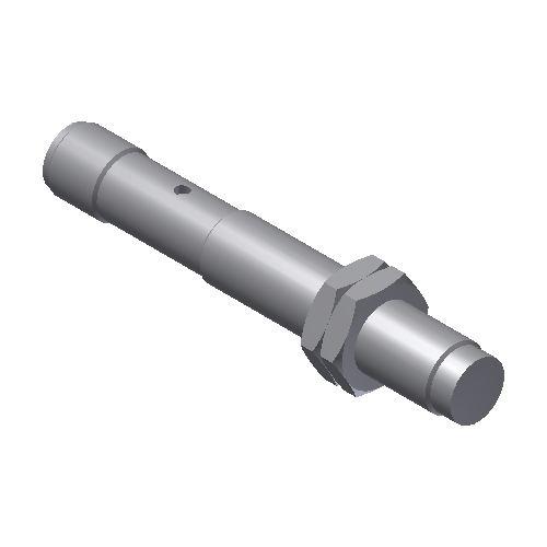 IND. NÄHERUNGSINITIATOR M12x1 24VDC NO PNP 3-LEITER STECKER GEHÄUSE: MESSING VERNICKELT