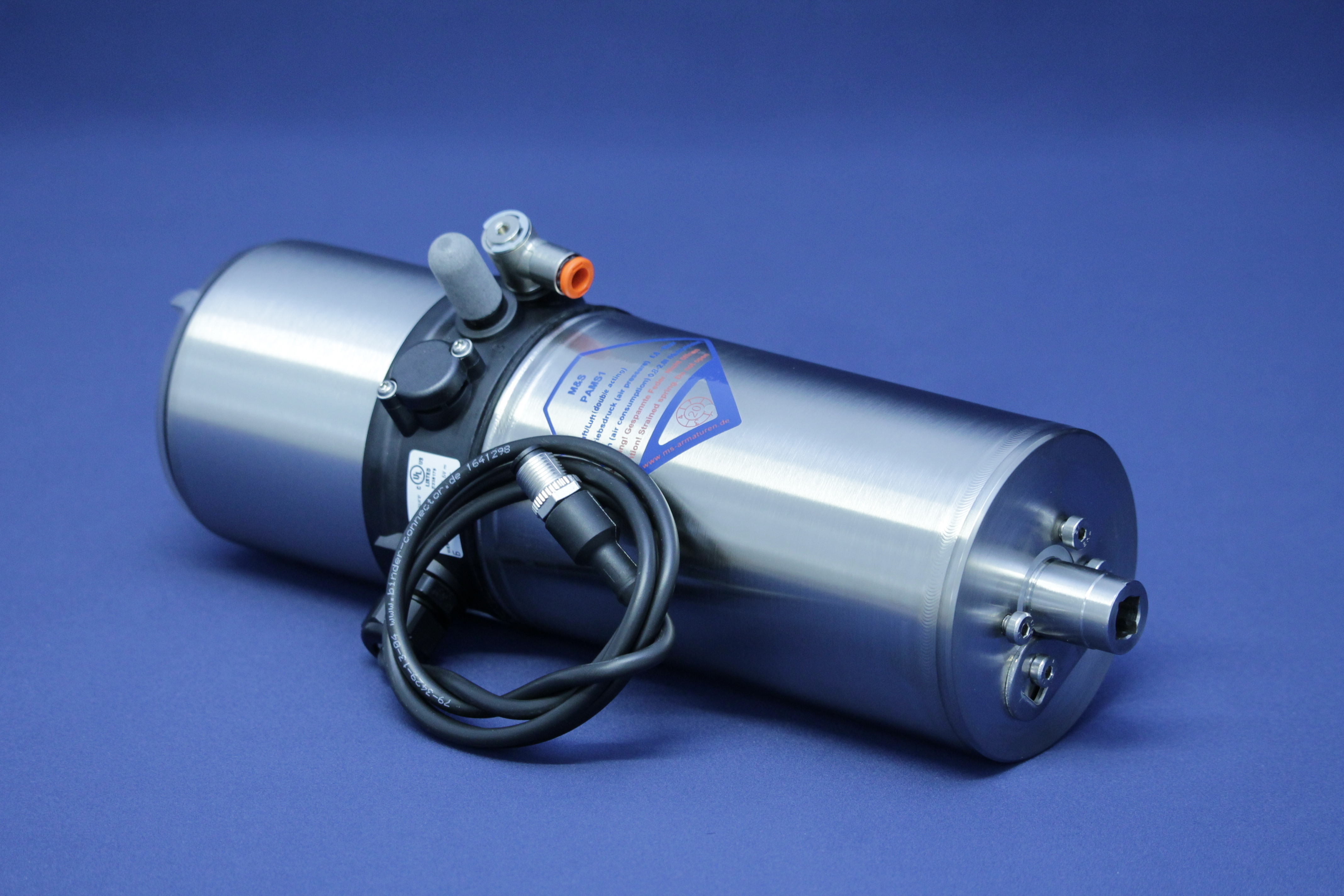 PNEUM. ANTR. LL PAMS1-AS-I 304 DN15-100/1"-4" INKL. STEUERKOPF AS-I TYP8691