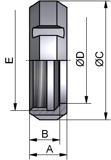 SMS NUTMUTTER DN101,6 304 BL