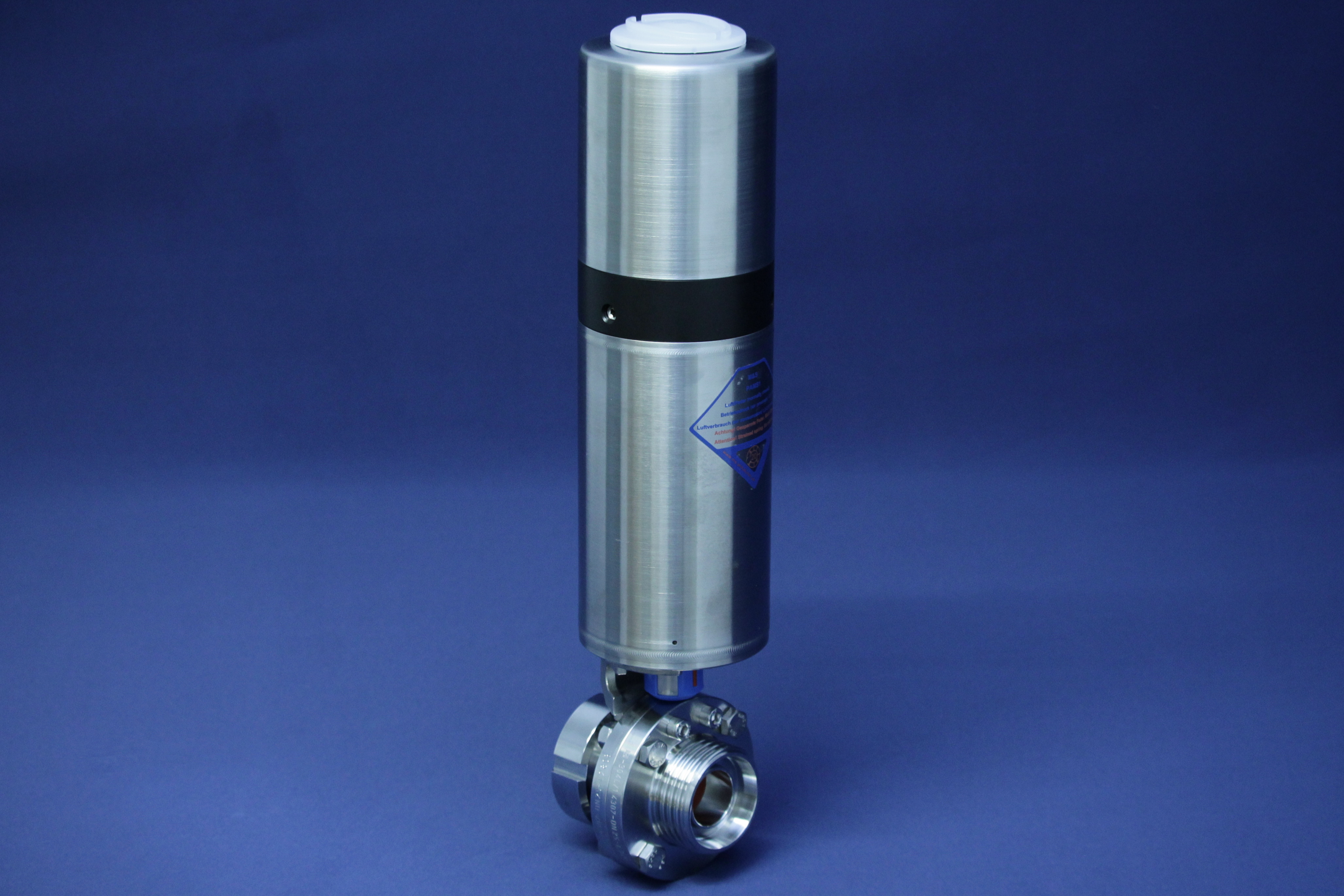 SCHEIBENVENTIL SV04 GK DN50 304 BL LF-TOP 2NI/1MV EPDM