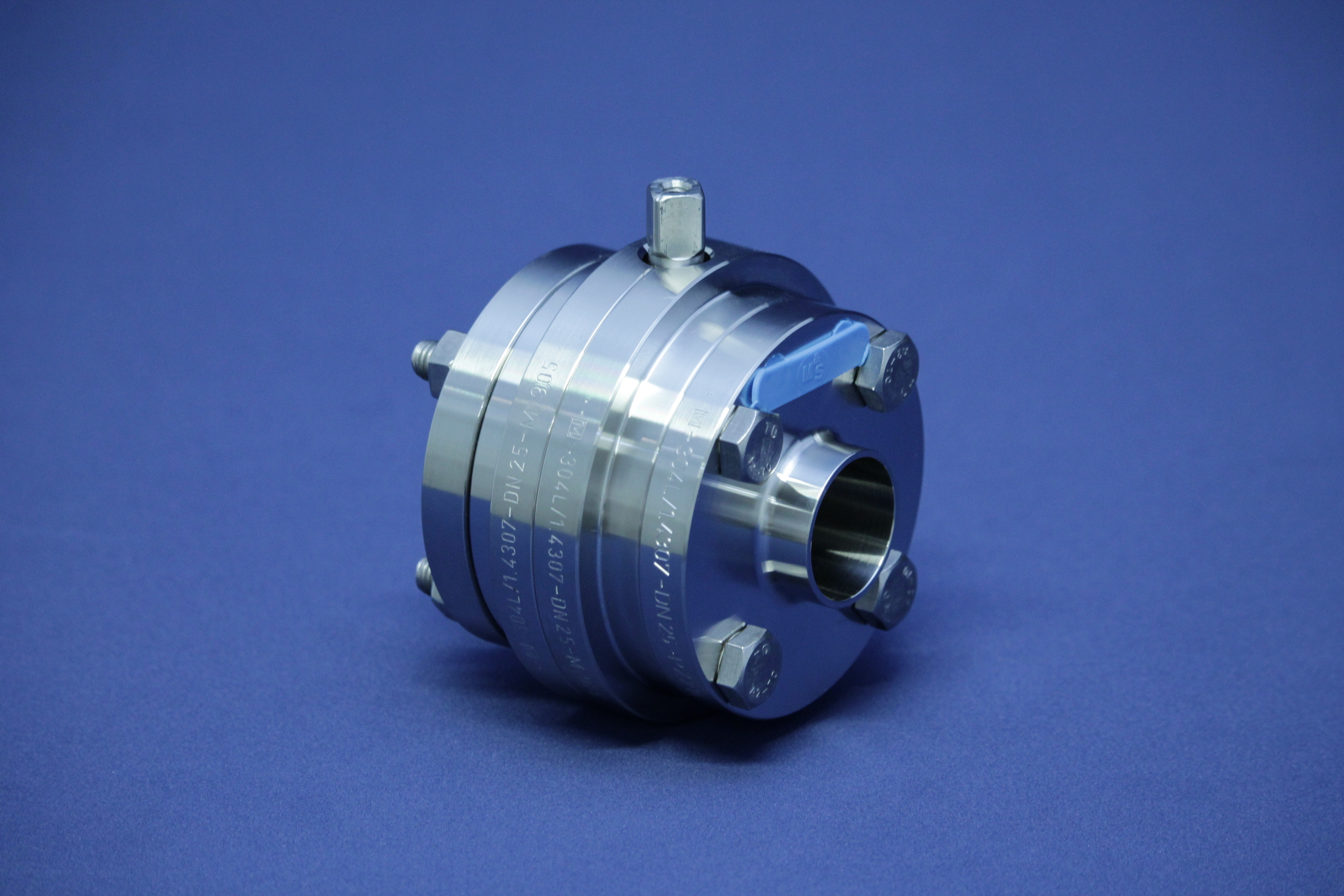 SCHEIBENVENTIL SV04 ZF DN20 304 BL OHNE HB EPDM