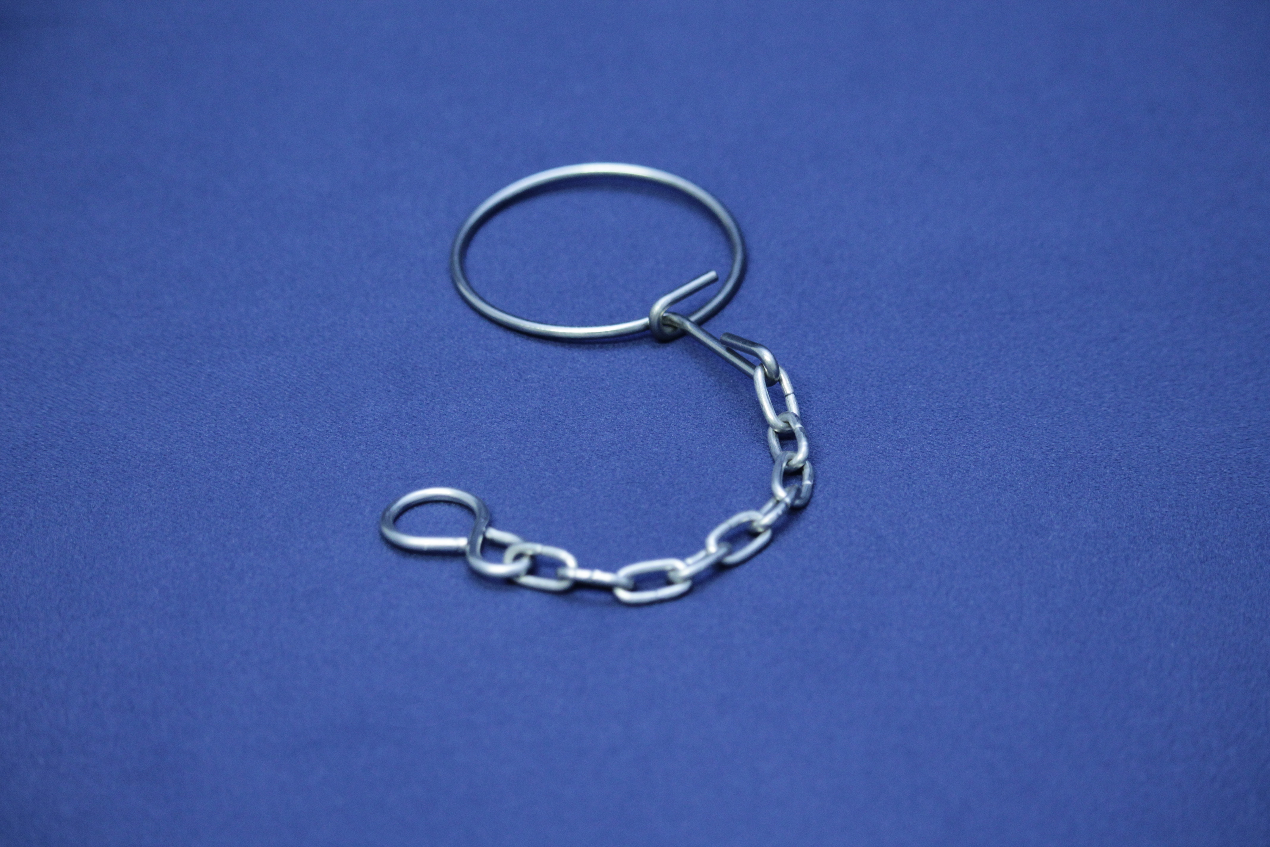 KETTE DN40/1,5"/48,3 304 LÄNGE KETTE 110MM MIT HAKEN UND ÖSE