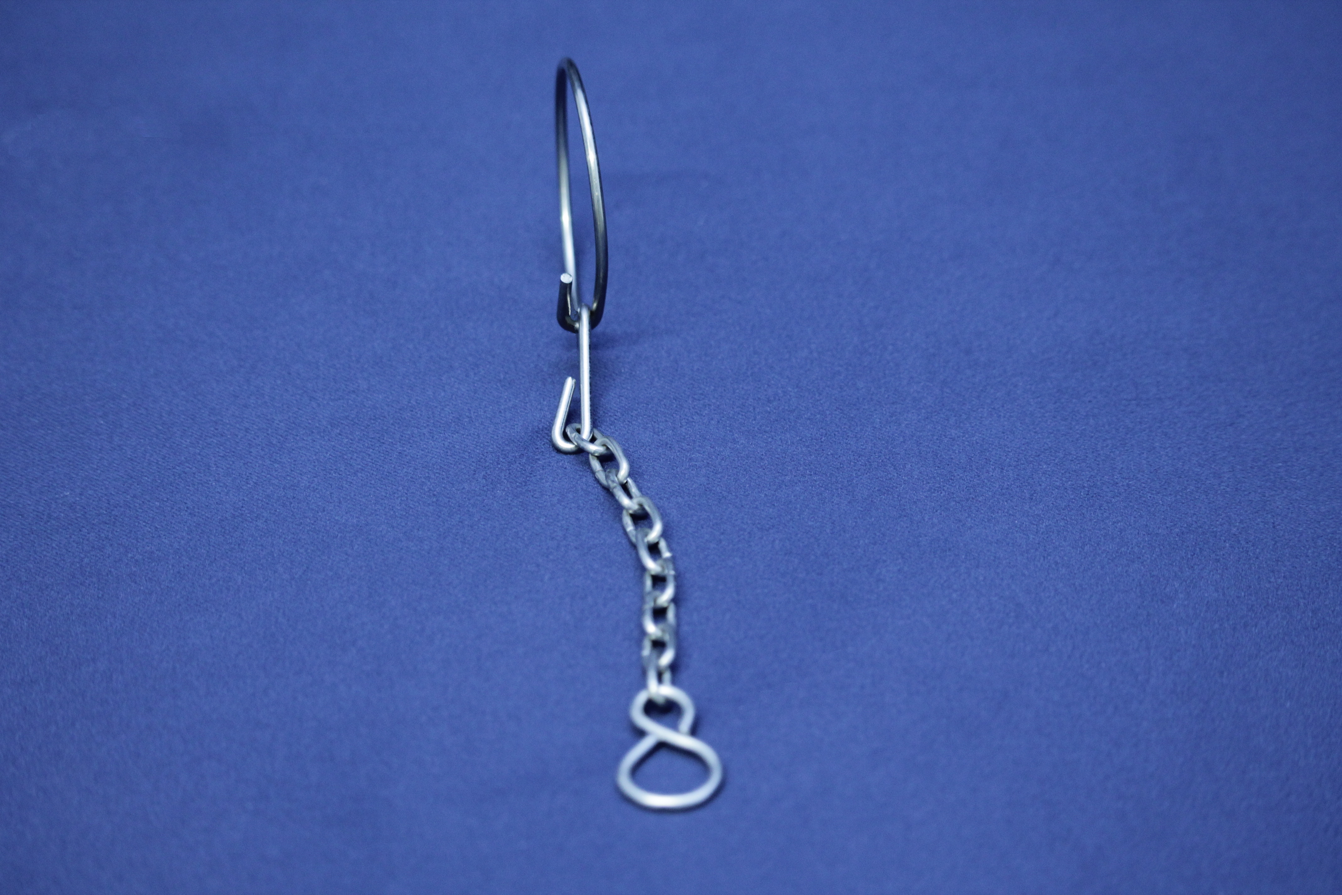 KETTE DN40/1,5"/48,3 304 LÄNGE KETTE 110MM MIT HAKEN UND ÖSE