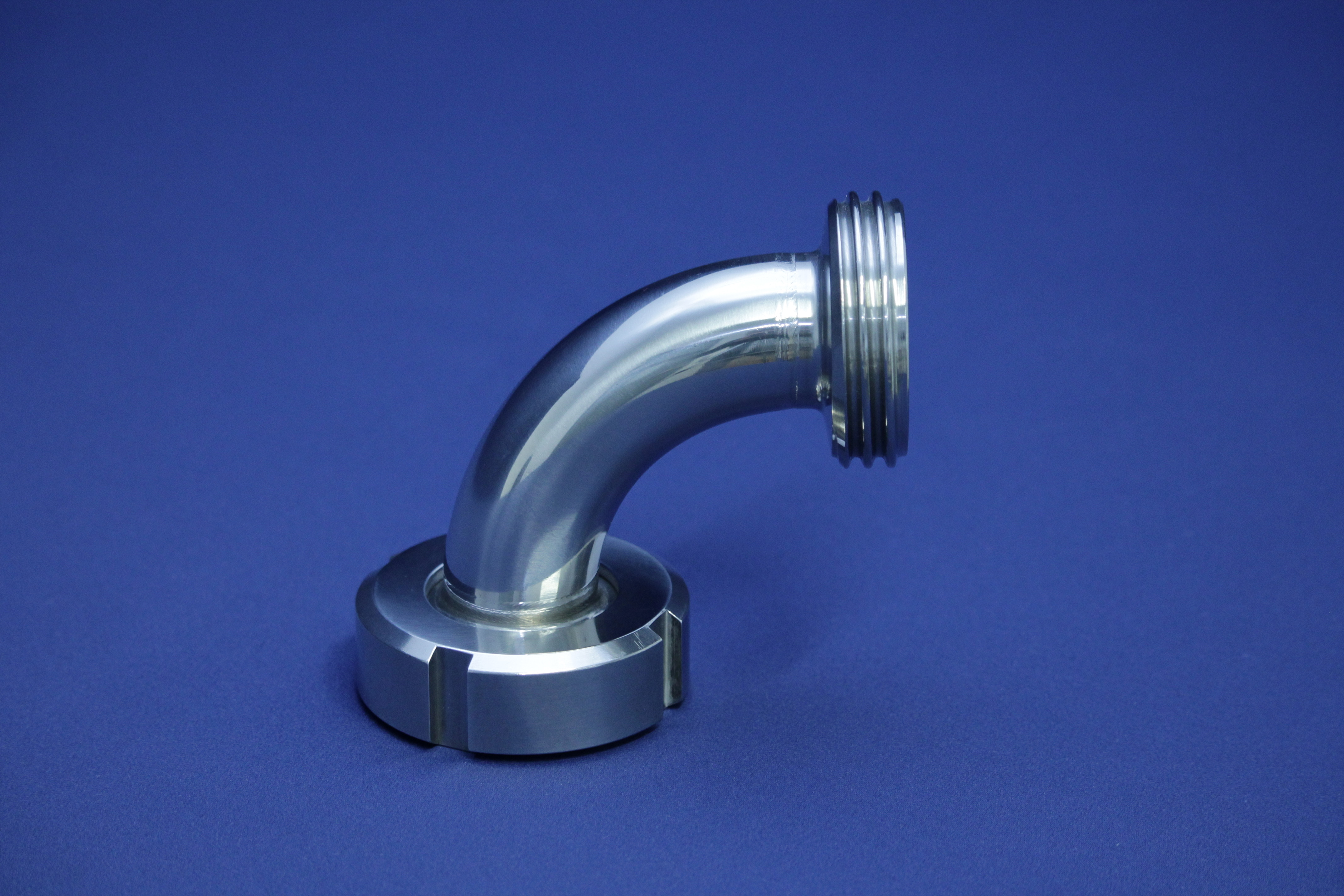 BOGEN 90 KG DN32 316L POL MIT NUTM. 304