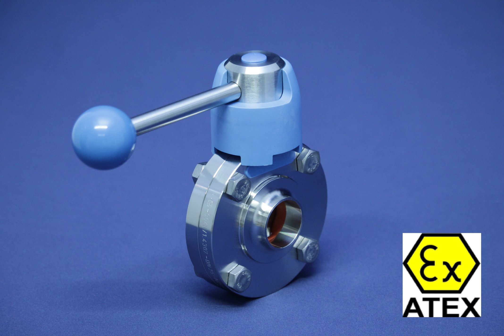 SCHEIBENVENTIL SV04 SS DN20 304L BL HB04 FKM ATEX