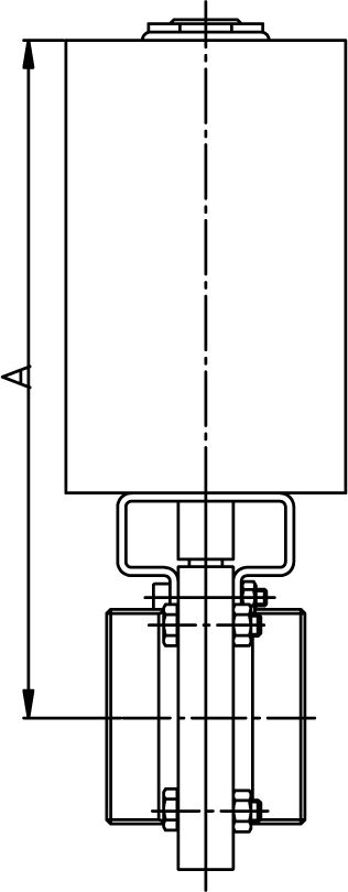 SCHEIBENVENTIL SV04 GG 2" 316L BL PAMS0 LF VMQ