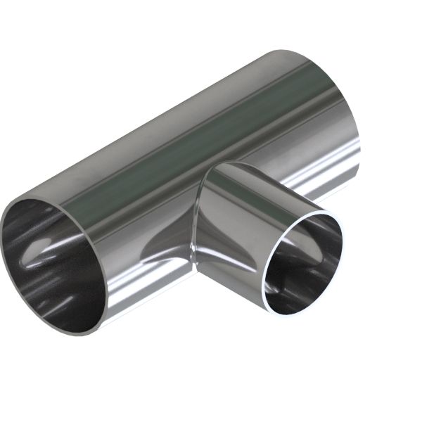 T-STÜCK EN10374-TRL DN125-80 304L U POL 129x2,0-85x2,0