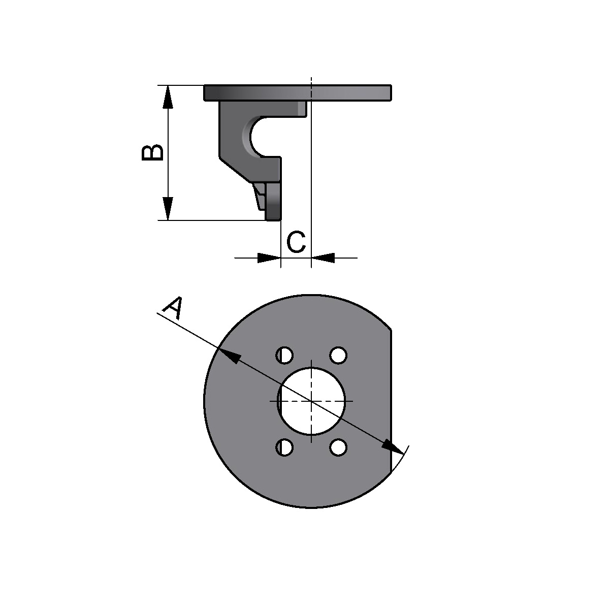 KONSOLE SV04 S DN15-100/1"-4" 304 POL FÜR NI 12x1