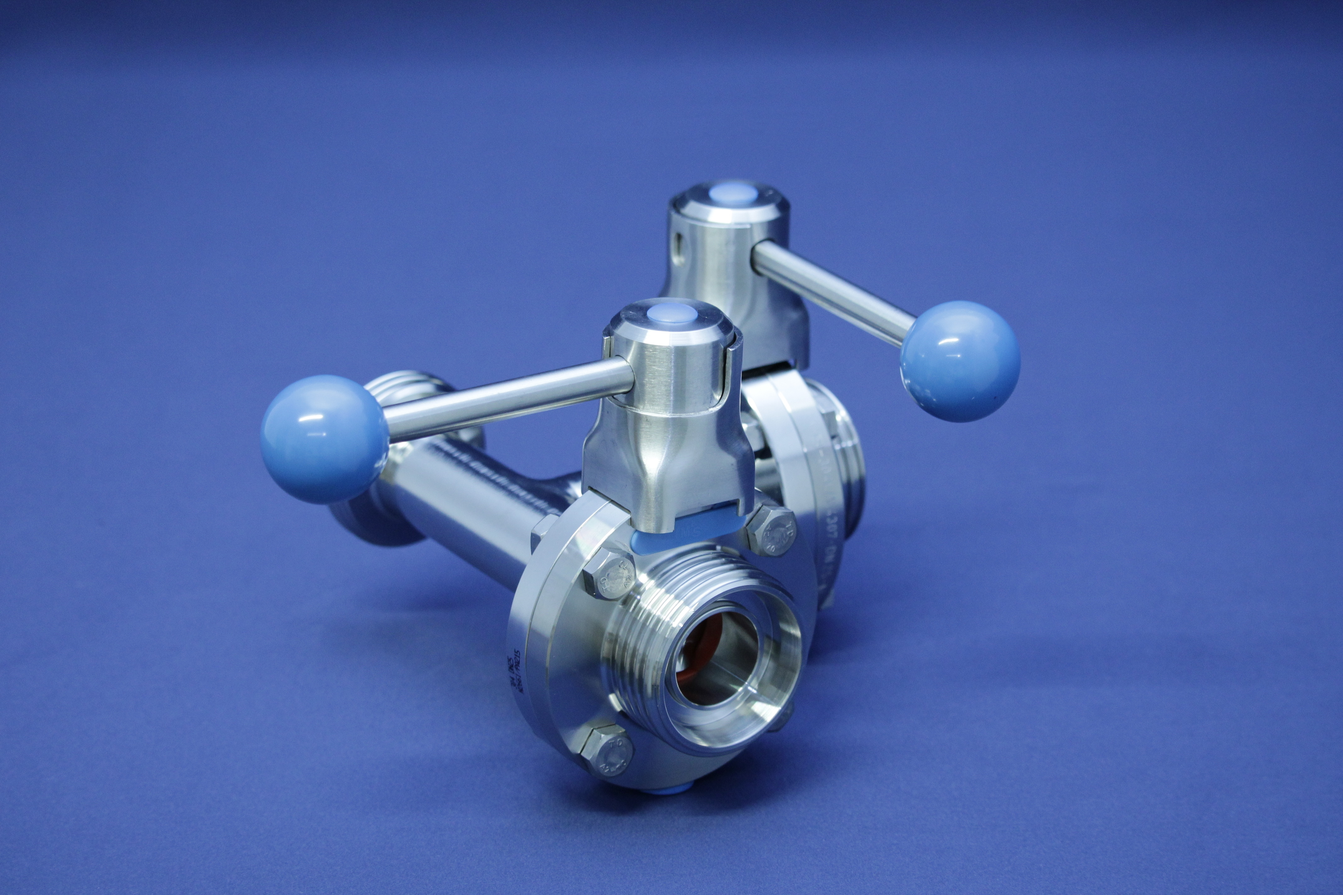 T-SV TYP98/SV04 DA-GGG DN40 304 BL HB-ST VMQ VENTIL IM DURCHGANG LINKS UND IM ABGANG