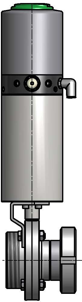 SV CLASSIC GK DN100 316L BL LF-TOP 2NI/1MV VMQ