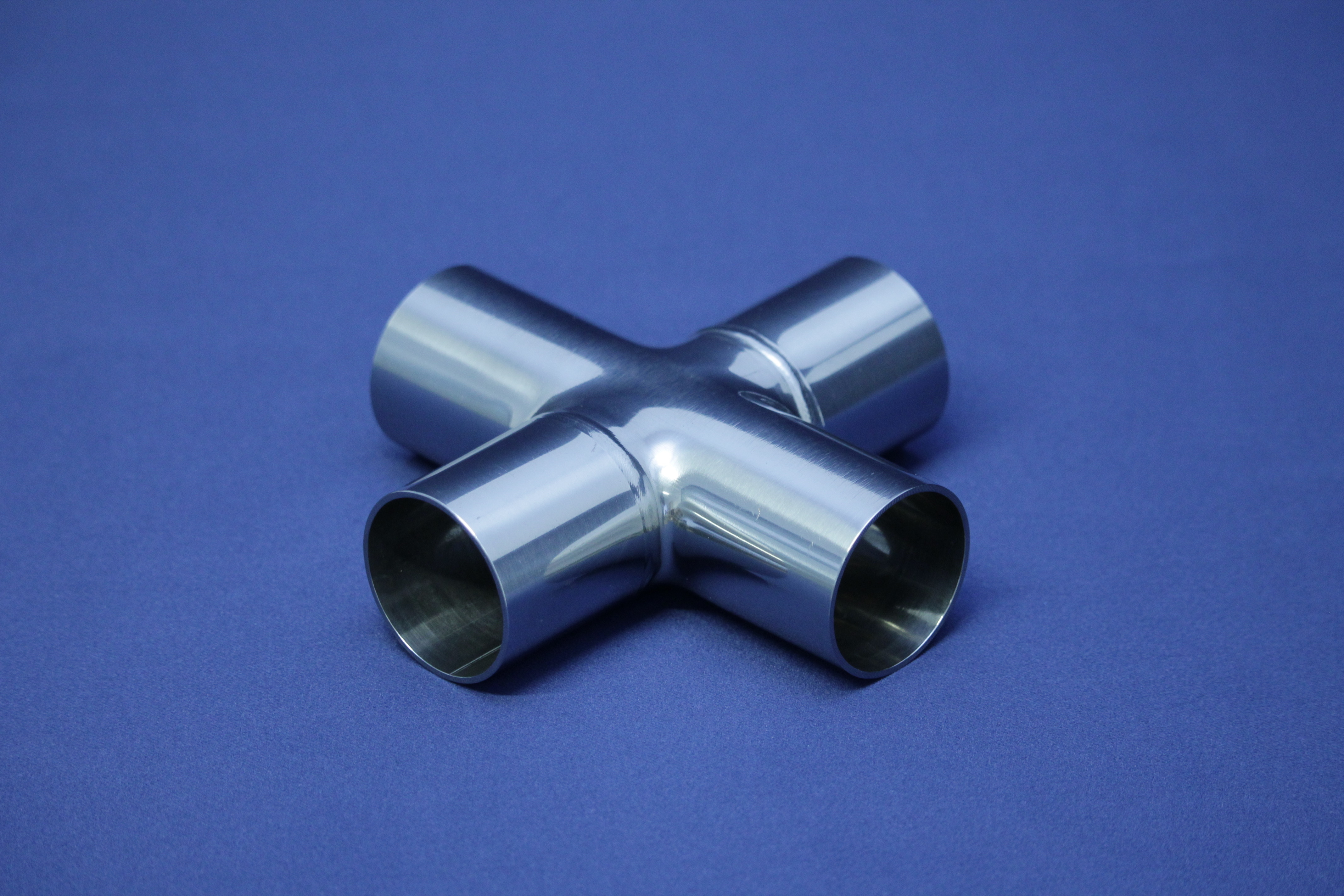 KREUZSTÜCK SSSS LANG 3" 316L POL.