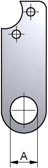 HALTER NI M18x1 DN15-100/1"-4" 304 POL