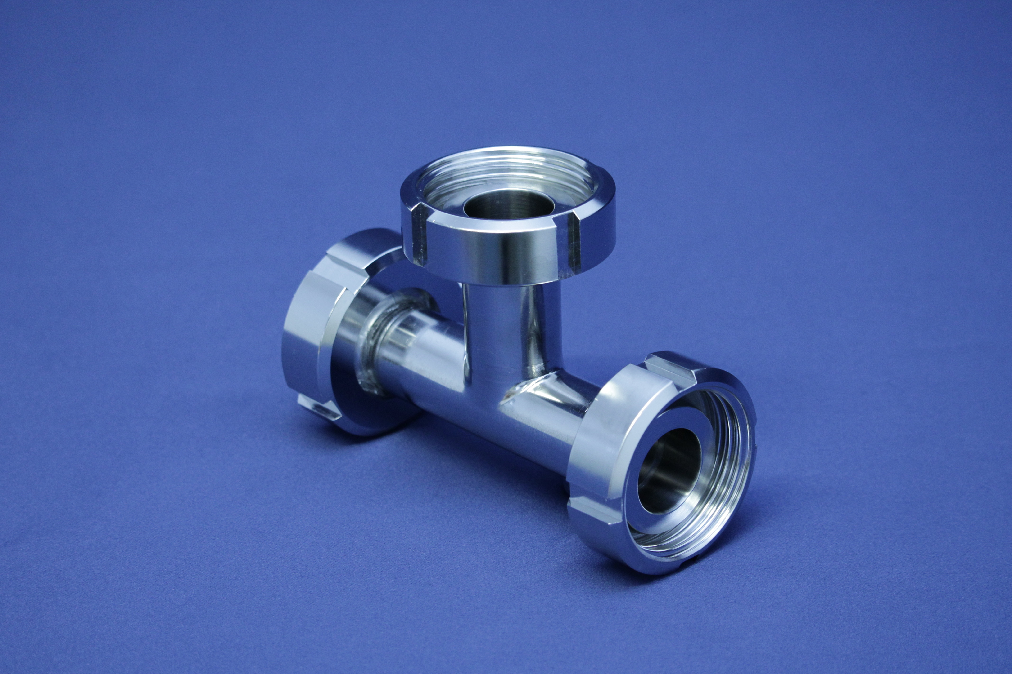 T-STÜCK KKK DN40 304L POL MIT NUTM.