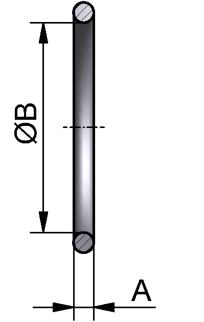 PharmCom-O-RING 4" FKM DIN11864-A FDA