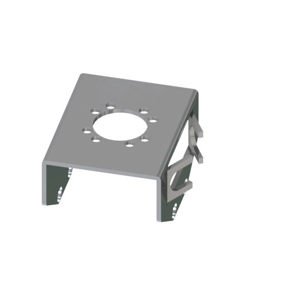 KONSOLE SV04 ZF DN15-100/1"-4" 304 POL FÜR DOPPELSENSOR INCL. SCHRAUBEN UND MUTTERN