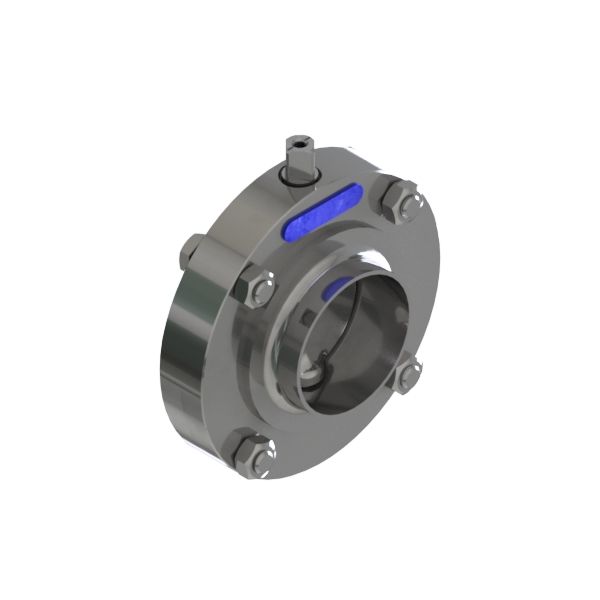 SCHEIBENVENTIL SV04 SS DN50 304 BL OHNE HB EPDM