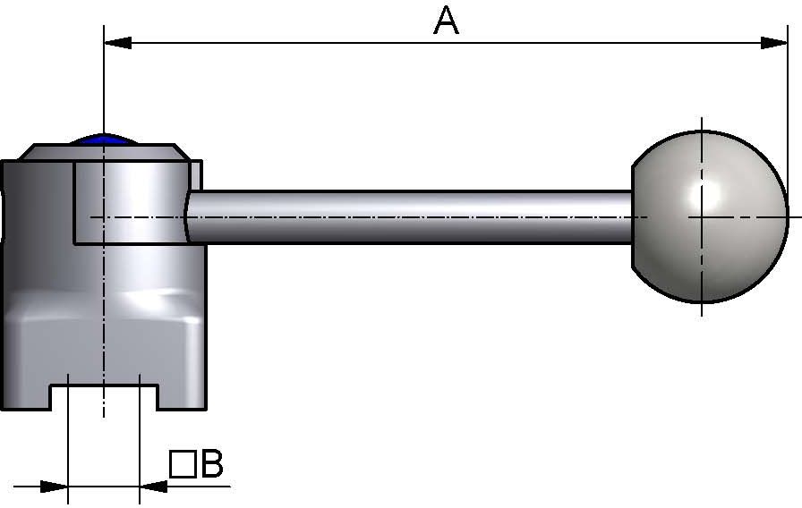 HANDBETÄTIG DN15-50/1"-2" 304 POL HB-ST VA-KUGEL