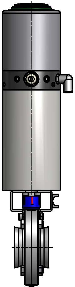 SCHEIBENVENTIL SV04 SS 60,3 304 BL LF-TOP 2NI/1MV EPDM