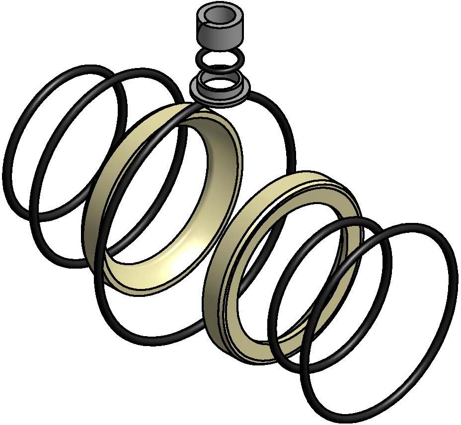 DICHTSATZ KUGELVENTIL SS DN100 PTFE/FEP