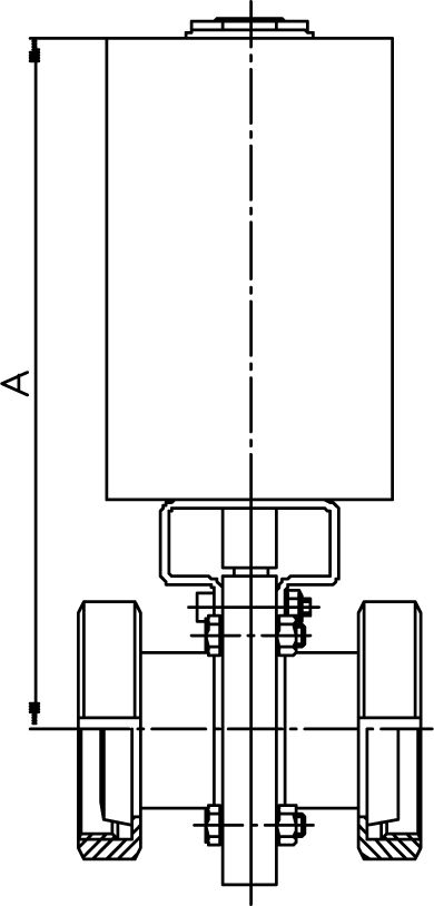 SCHEIBENVENTIL SV04 KK DN20 304 BL PAMS0 LF EPDM