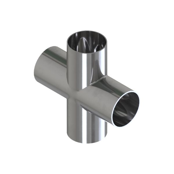 KREUZSTÜCK LANG SSSS DN32 304L POL 35x1,5