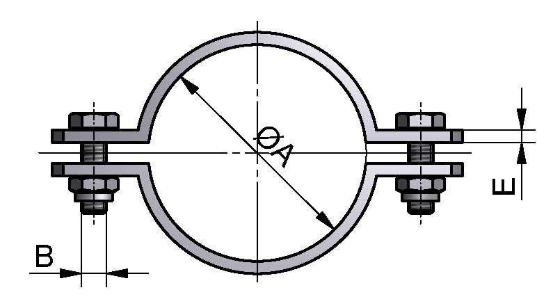 ROHRSCHELLE 2" 304 POL