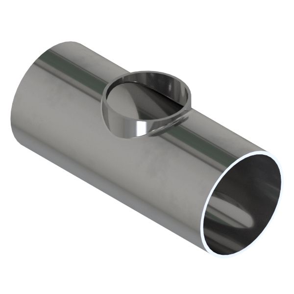 T-STÜCK TRS 4-3" 304L U POL