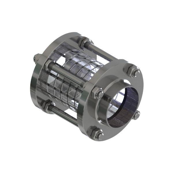 SCHAULATERNE SS 3" 316L BL EPDM SPLITTERSCHUTZ