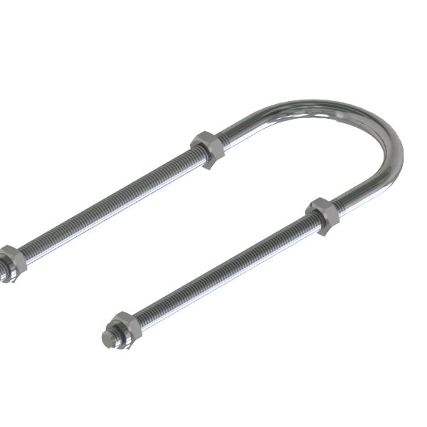 ROHRSPANNBÜGEL 100 KPL. DN40 304 POL LANG