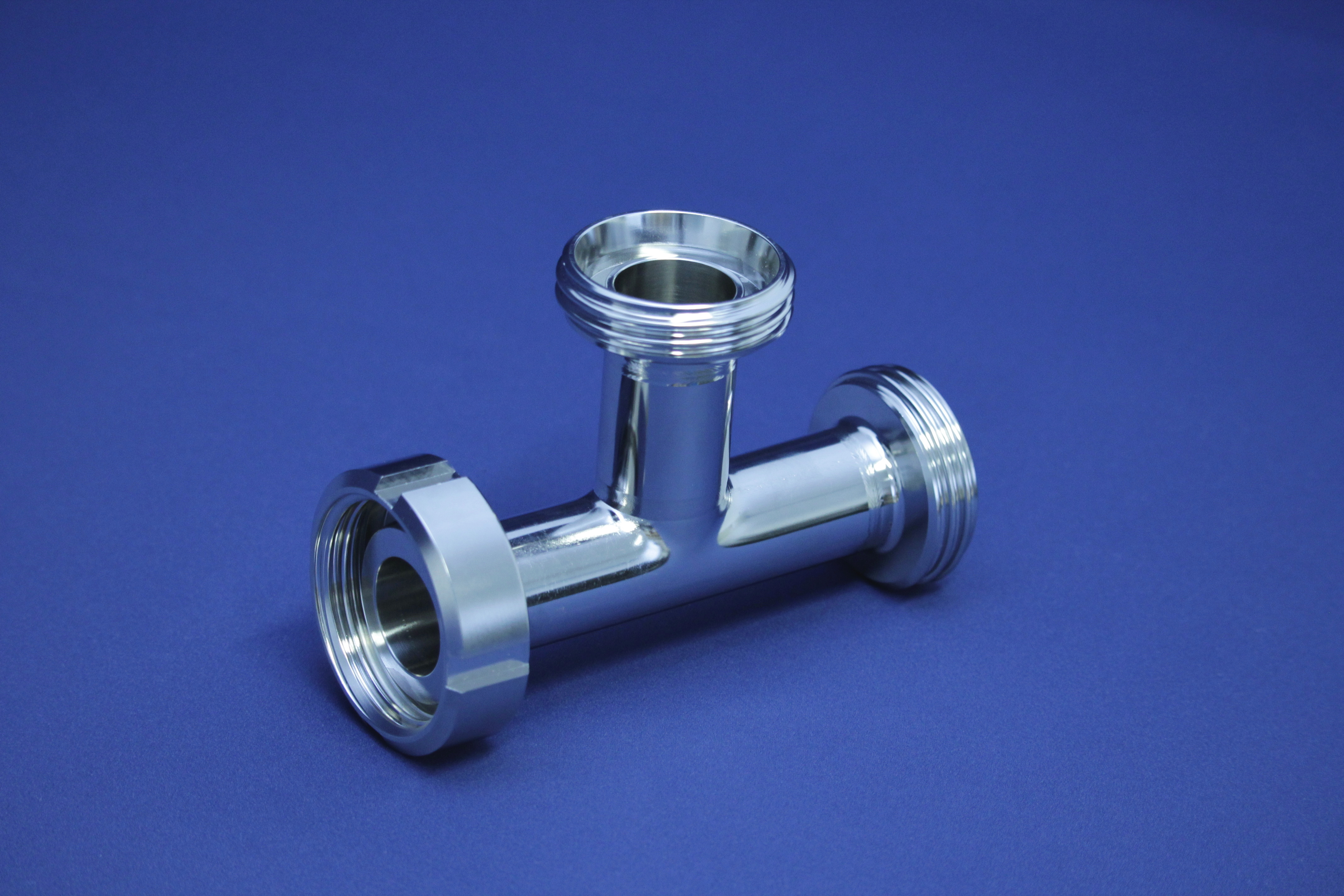 T-STÜCK GKG DN40 316L POL MIT NUTM. 304