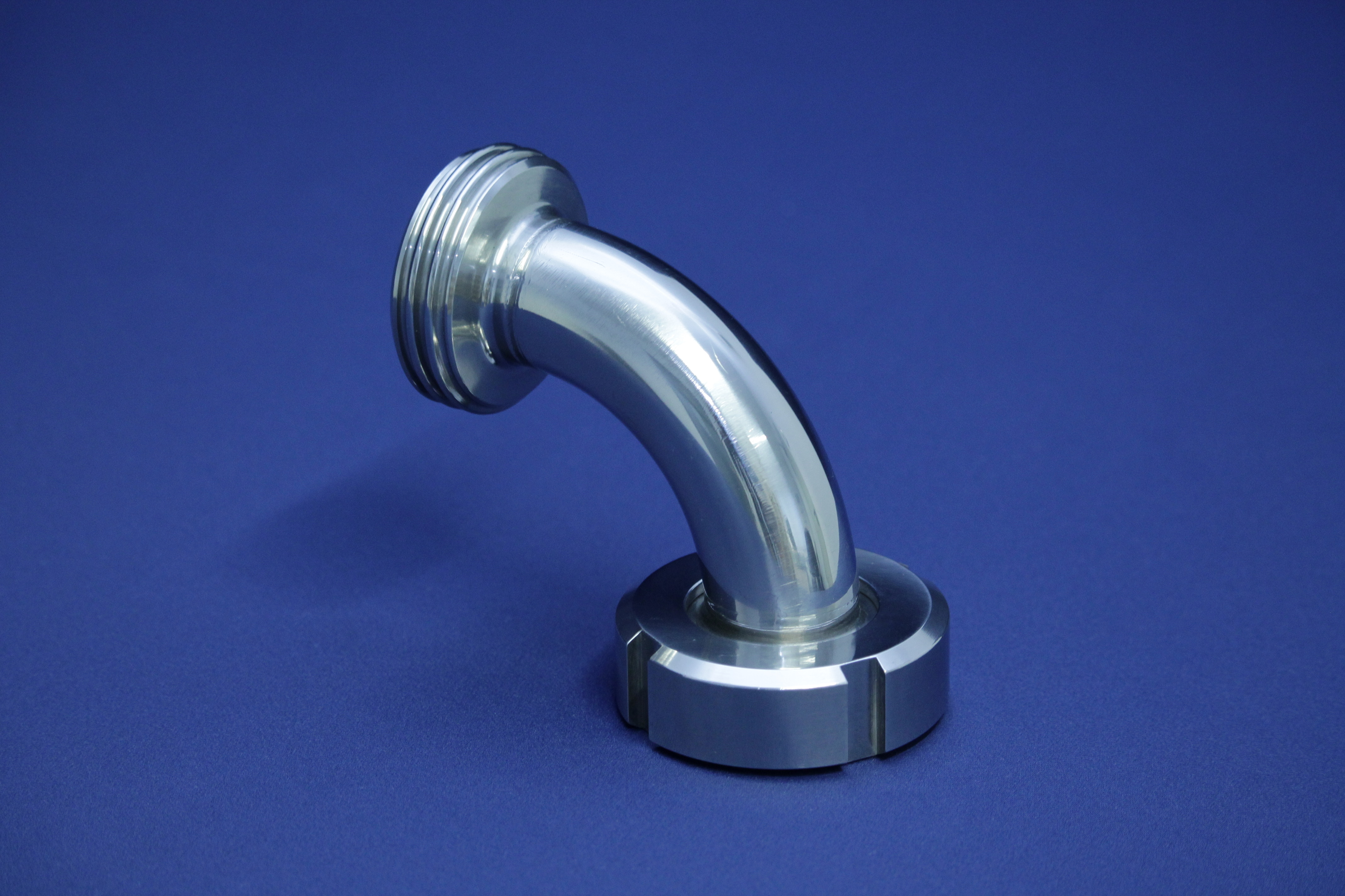 BOGEN 90 KG DN32 316L POL MIT NUTM. 304