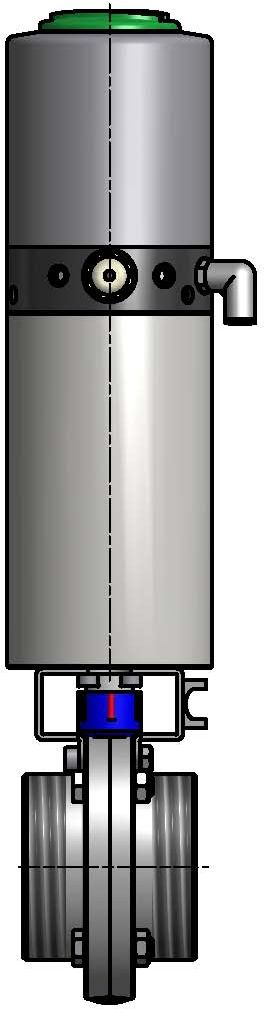 SCHEIBENVENTIL SV04 GG DN20 304 BL LF-TOP 2NI/1MV EPDM