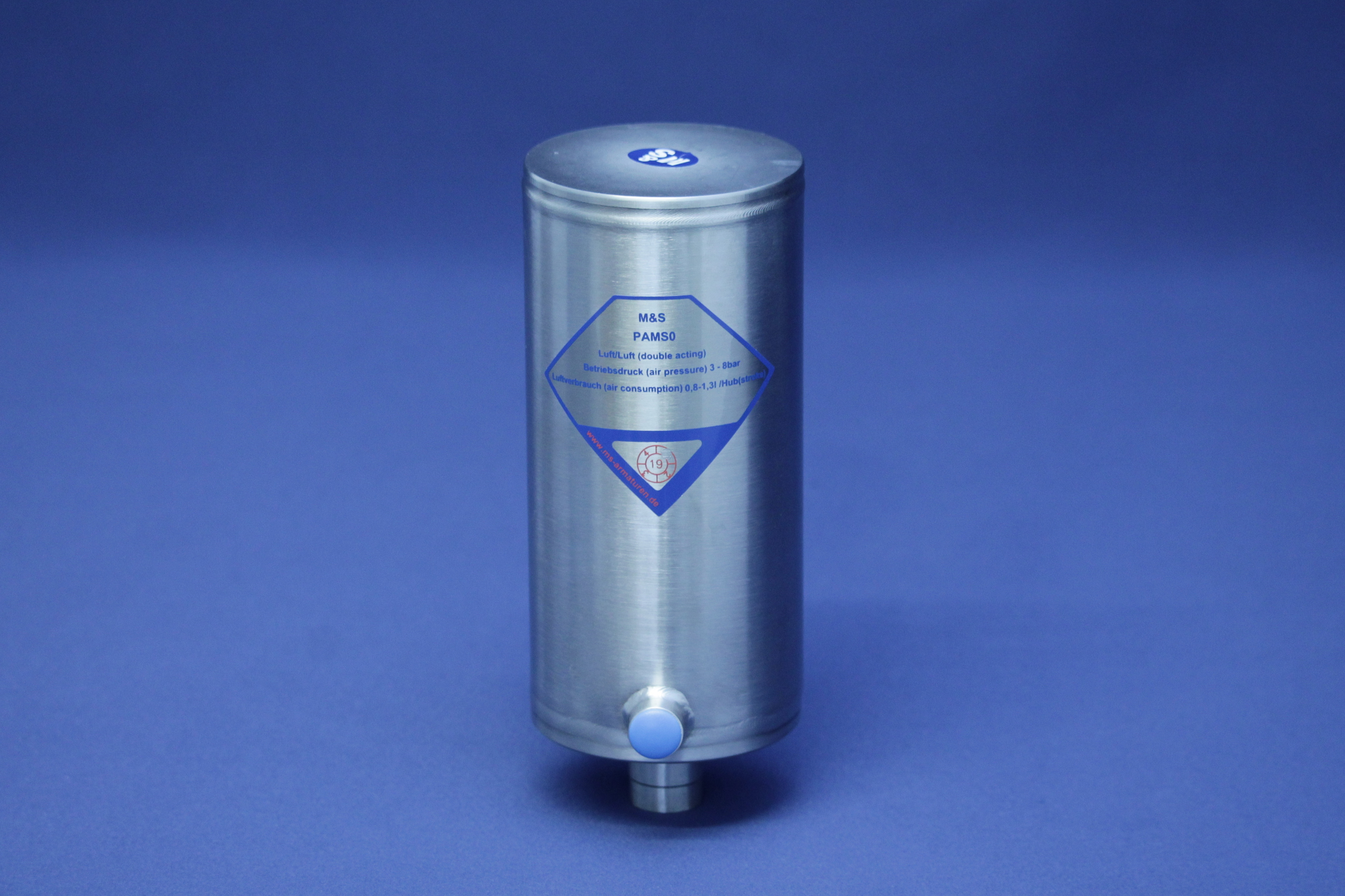 PNEUM. ANTRIEB LL PAMS2 304 DN125-200