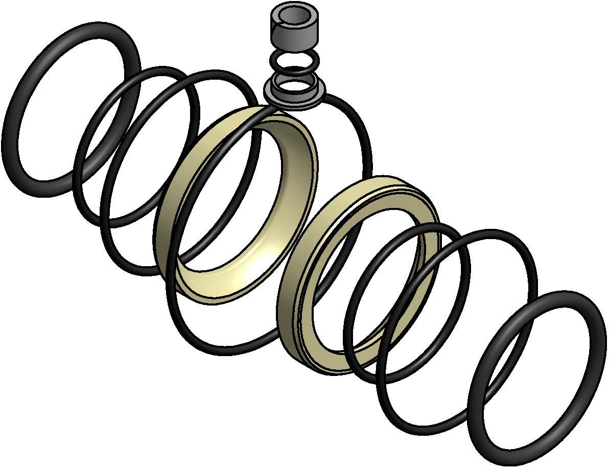 DICHTSATZ KUGELVENTIL ZF DN40 PTFE/FEP