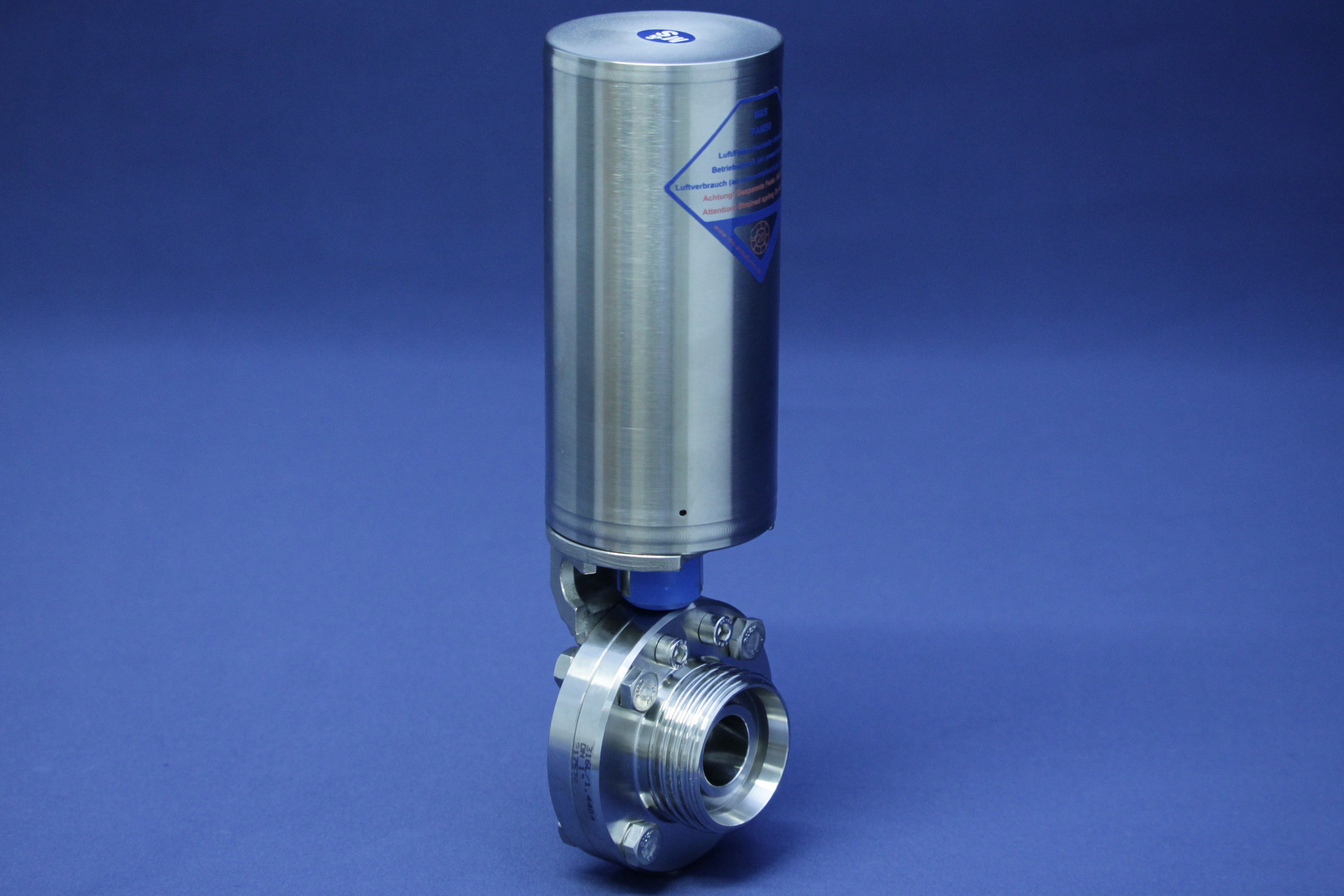 SCHEIBENVENTIL SV04 GS 3" 304 BL PAMS1 LF EPDM