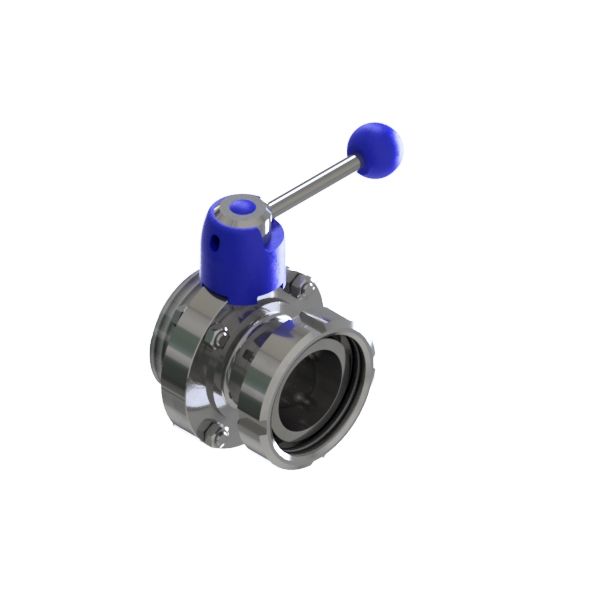 SCHEIBENVENTIL SV04 GK 2" 316L BL HB04 VMQ