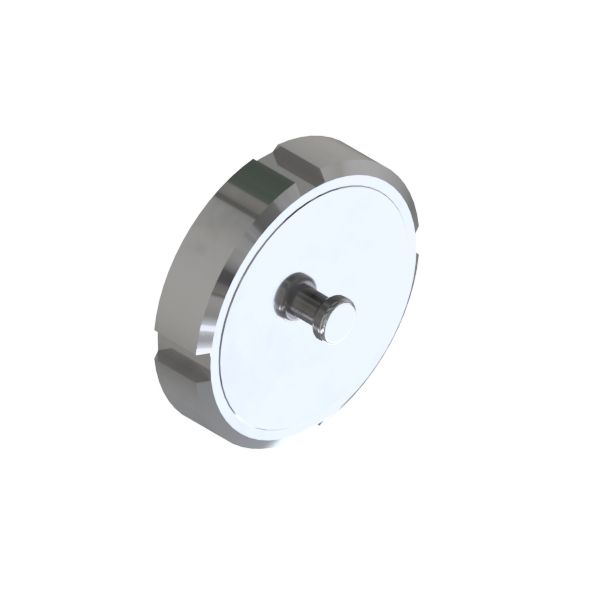 BLINDMUTTER DN10/17,2 304 BL MIT KNOPF